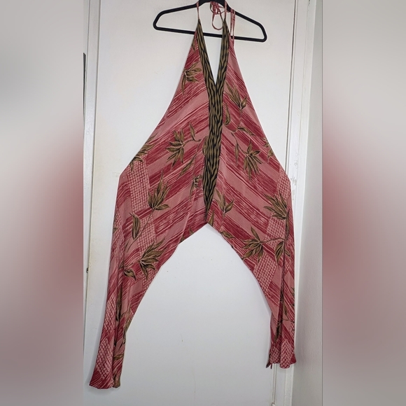 SunChild Halter Jumpsuit in Botanical